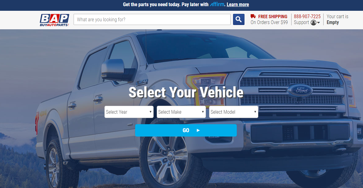 Buy Auto Parts Buy Now Pay Later Stores