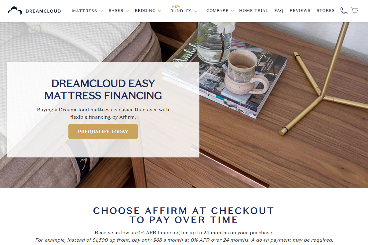 DreamCloud Sleep Buy Now Pay Later Stores
